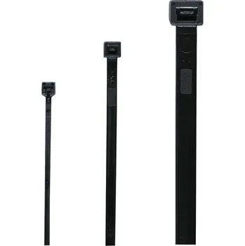 Stahovací páska Cimco 181868 Vázací páska černá UV 280 x 4,5 mm