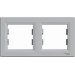 Schneider Electric EPH5800261 Asfora - Krycí rámeček dvojnásobný, alu