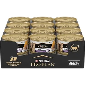 Krmivo pro kočku Pro Plan Cat Kitten Healthy Start kuře v paštice SET 24x 85 g