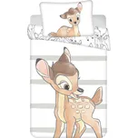 Jerry Fabrics s. r. o. Povlečení Dětské do postýlky 100x135+40x60 - Bambi "Stripe" baby