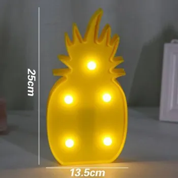 Lampička 3D LED lampa | noční světlo pro děti - Ananas