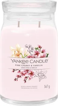Svíčka Yankee Candle Signature Pink Cherry & Vanilla