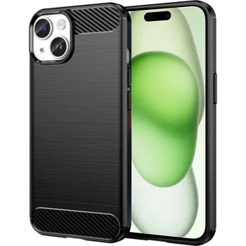 Pouzdro na mobilní telefon Kryt iPhone 15 Plus Armored Carbon černý