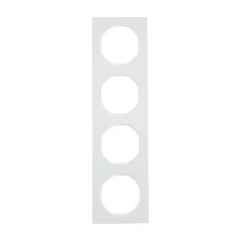 Elektrická zásuvka Rámeček BERKER 10142289 čtyř R.3 bílá 10142289