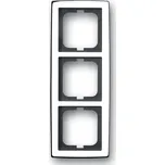Solo® rámeček trojnásobný pro vodorovnou i svislou montáž 2CKA001754A4328 chromová lesklá ABB