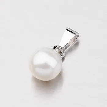 Přívěsek Dámský přívěsek bílé zlato 585 perly 357P-130100