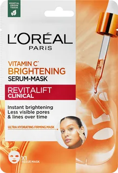 Pleťová maska L'Oréal Revitalift Clinical Vitamin C Brightening Serum-Mask 26 g