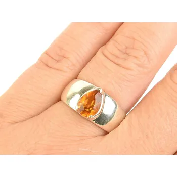 Prsten Prsten turmalín dravit Ag 925/1000 vel.55 (6,6g)