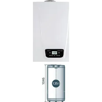 Kotel Sestava BAXI Duo-Tec Compact E 1.24 včetně zásobníku 125l SES0542E + 3 roky záruka