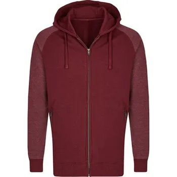 Pánská mikina Miners mate Pánská mikina MY710 Burgundy-Heather Burgundy 3XL