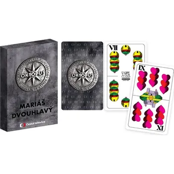 mariášová karta MFP ČT Oktopus dvouhlavé hrací karty