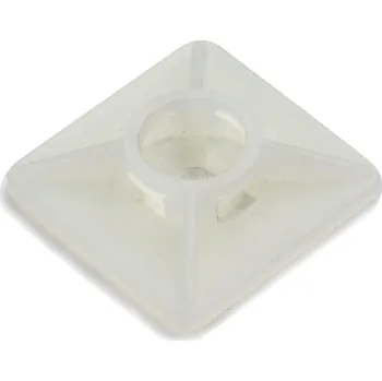 kabelová chránička Cimco 181384 Příchytka vázací pásky bílá 27 x 27 mm