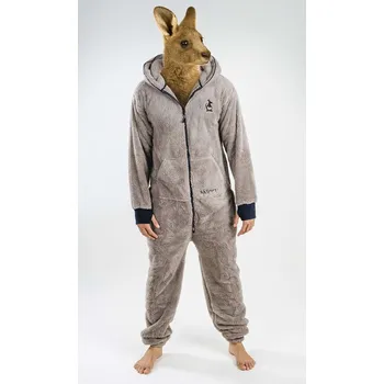 Dámský overall Dupačky teddy light grey S - šedá