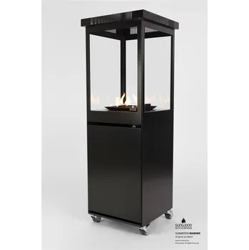 Plynový zářič Sunwood Marino terasový ohřívač, černý