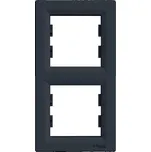Schneider Electric EPH5810271 Asfora - Krycí rámeček dvojnásobný vertikální, antracit