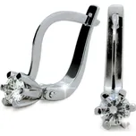 Dámské náušnice bílé zlato 585/1000 přírodní diamant 0.340 ct G/SI DF1963