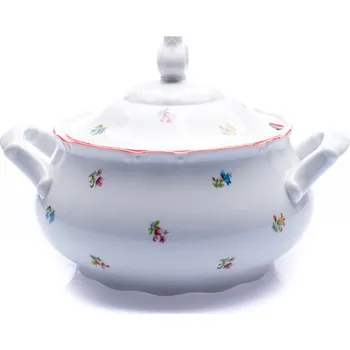 Thun Rulak Zettlitz Mísa polévková, 2,3 l, házenka s červeným proužkem, Ophelia, Thun RZ