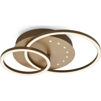 BRILONER LED stropní svítidlo, 40 cm, paměť, 26W, 2550lm, hnědé BRILO 3773017