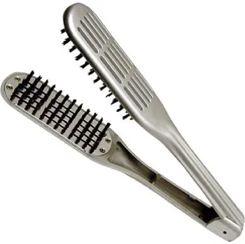 kartáč na vlasy VÝPRODEJ: Eurostil 01957 Double Straightening Brush - kartáč na foukání a žehlení vlasů, oboustranný - štětiny: divočák