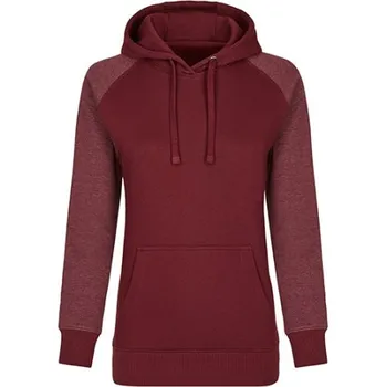 Dámská mikina Miners mate Dámská mikina MY620 Burgundy-Heather Burgundy XL