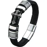Gaira® Kožený náramek Cross 30278-10