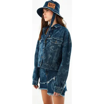 Bunda Trendyol - modrá - Regular fit Trendyol modrá 1958629