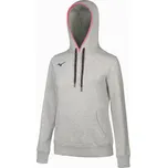 Dámská bavlněná mikina Mizuno Sweat Hoodie šedá Velikost: 3XL