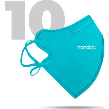 respirátor Nanolab Český bezpečný nano respirátor FFP2 modrý 10 ks