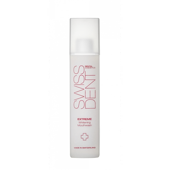 Přípravek na bělení zubů SWISSDENT EXTREME ústní voda s bělicím účinkem, 250 ml