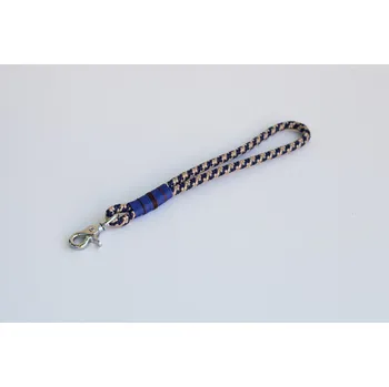 Vodítko pro psa SvětTlapky Krátké vodítko pro psy z lana YORK Barva lana: Modro - béžová konfigurovatelný produkt