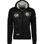 GEOGRAPHICAL NORWAY mikina pánská GORESUN nadměrná velikost černá 9XL