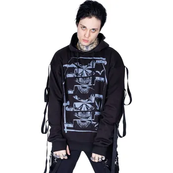 Pánská mikina mikina s kapucí pánské - SINISTER SKULLS - HEARTLESS - POI1297