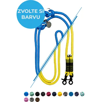 Vodítko pro psa SvětTlapky Stylové vodítko pro psy TERRY PŘEPNI Délka vodítka (plíšek není součástí produktu): 2 m, Barva lana: Modro - béžová, Průměr: ø 8 mm konfigurovatelný produkt