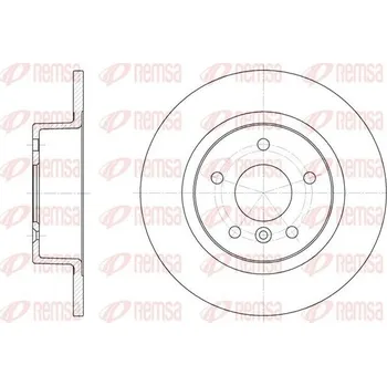 Brzdový kotouč Brzdový kotouč REMSA 6506.00
