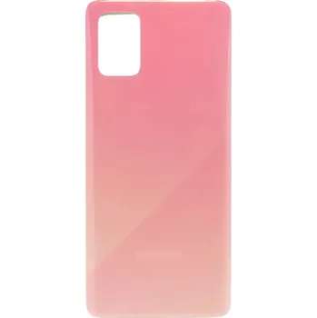 Pouzdro na mobilní telefon Samsung Galaxy A71 zadní kryt růžový + sklíčko kamery