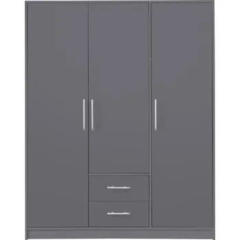 Šatní skříň Šatní skříň SMART SR2 antracit, 150 cm