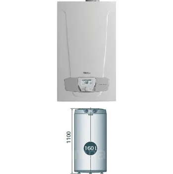 Kotel Sestava BAXI Luna Platinum+ 1.12 + zásobník 160l SES0243 + 3 roky záruka