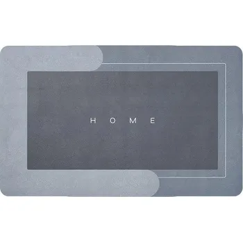 Koupelnová předložka HomeLife Koupelnová absorpční předložka obdélník 40 x 60 cm šedá