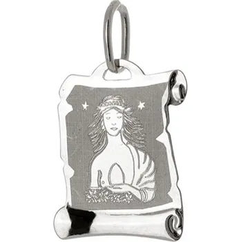 Přívěsek Přívěšek z bílého zlata znamení panna ZZ0717BF + dárek zdarma