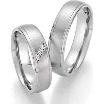 Prsten Snubní prsteny titan přírodní diamant 0.045 ct SP-20030