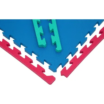 FM 600-24SC - zakončení žíněnka Eva 100x100x2,4 cm Barva: Modrá