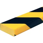 HAPPY END Varovný a ochranný profil 4, černá / žlutá, 5 cm × 2 cm × 100 cm - DP 10013