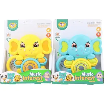 Hračka pro nejmenší Baby slůně na baterie