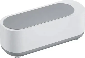 Mini ultrazvuková čistička 19 x 7 x 6 cm bílá/šedá