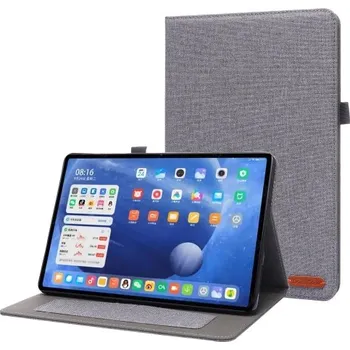 Pouzdro na tablet VSECHNONAMOBIL 35160 FABRIC zaklapovací obal pro Xiaomi Pad 5 / Xiaomi Pad 5 Pro šedý