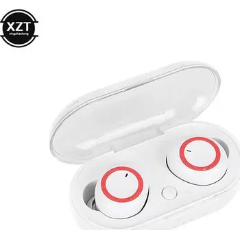 Sluchátka Bezdrátová sportovní sluchátka s nabíjecím pouzdrem - F