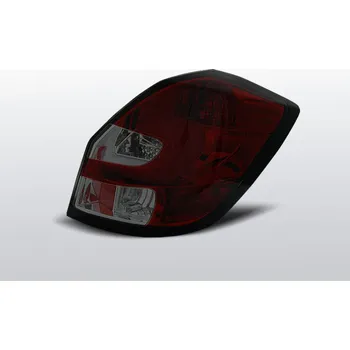 Zadní světlomet Zadní světla diodové, Škoda Fabia II, 2007->, ČERVENÁ SMOKE LED BAR (11.LDSK07)