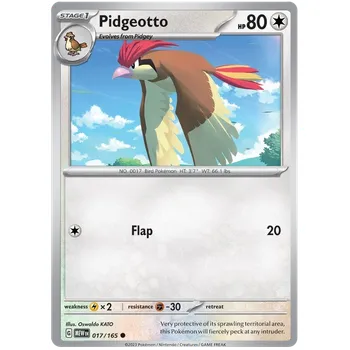 Sběratelská karetní hra Pokémon TCG Pidgeotto 017/165