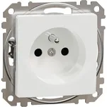 Schneider Electric SDD111012 Sedna D/E - Zásuvka 230V 16A clonky bezšroubová, Bílá