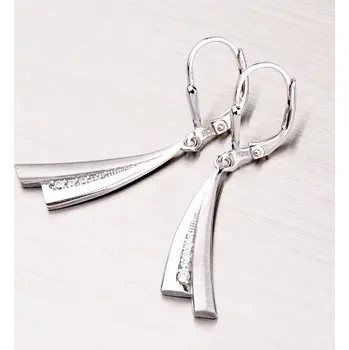 Náušnice Dámské náušnice stříbro 925 zirkon OKP-112-OKS